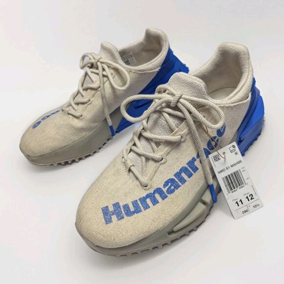 adidas Pharrell Williams Human Race NMD S1 Mahbs Oatmeal Mens Size 11 HP2641 - Picture 5 of 12